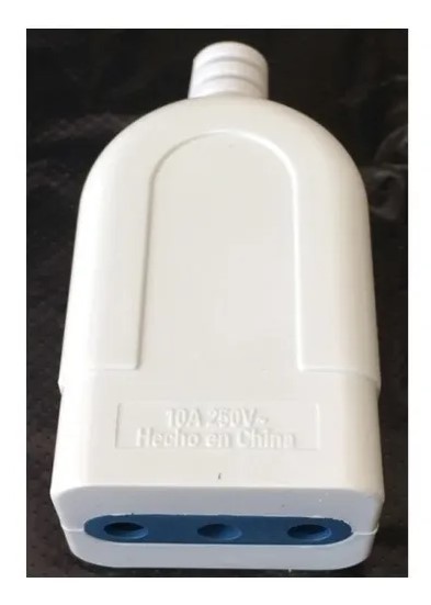 ENCHUFE HEMBRA VOLANTE 2P+T BLANCO 10 A 250V 1500W W EP-052 - 2