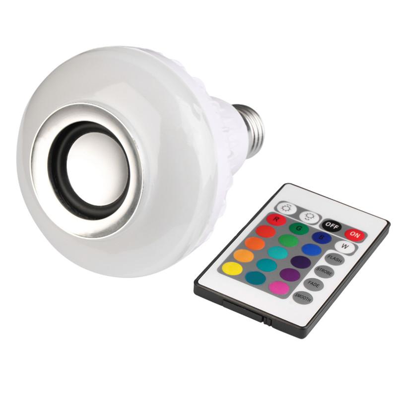 AMPOLLETA PARLANTE PRO BLUETOOTH E27 LED CONTROL REMOTO - 1