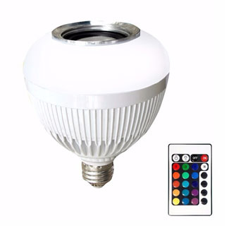 AMPOLLETA PARLANTE PRO BLUETOOTH E27 LED CONTROL REMOTO - 4