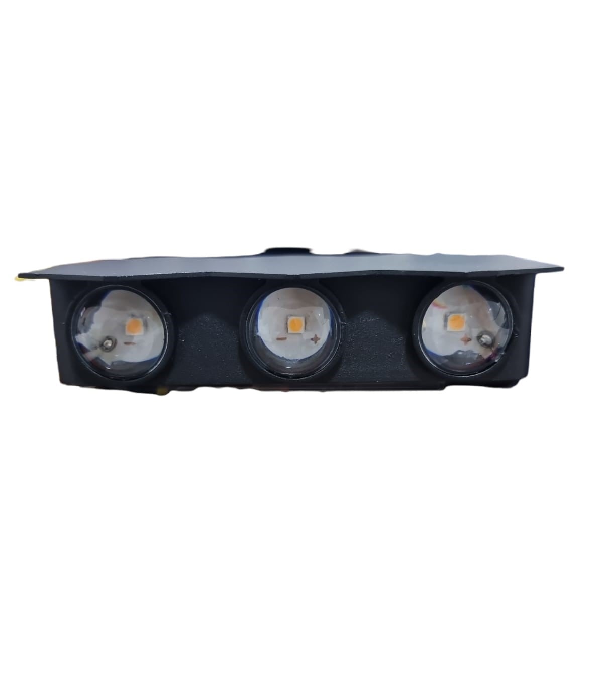 APLIQUE PARED EXTERIOR 6W 3000K CURVO LUZ CALIDA DECORACION HOGAR - 2