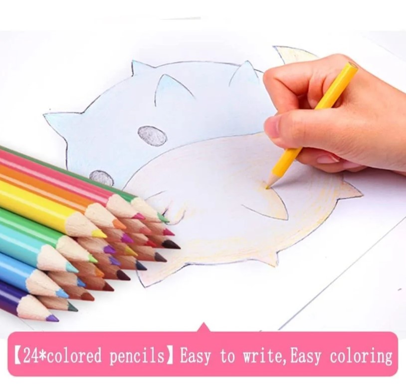 SET DIBUJO PORTÁTIL 208 PCS ARTE NIÑOS KIT PRO - 3