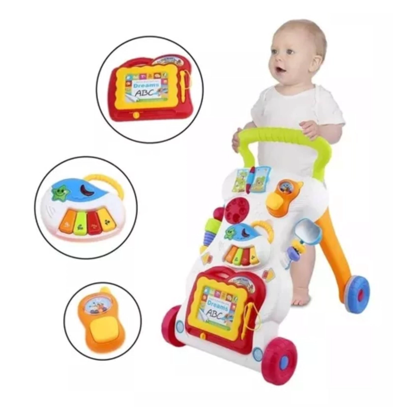 CAMINADORA BEBE MUSICAL CORREPASILLOS ANDADOR PARA NIÑOS. - 4