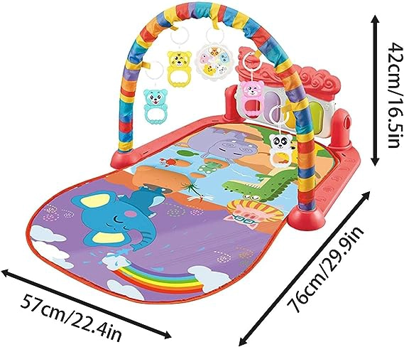 ALFOMBRA 3 EN 1 GIMNASIO MUSICAL CON PIANO BEBÈS. MULTICOLOR - 4