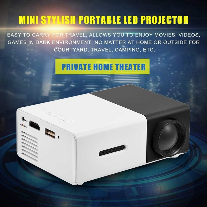 MINI PROYECTOR LED PORTATIL HDMI VGA USB SD CINE EN CASA - 2