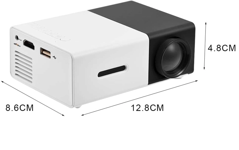 MINI PROYECTOR LED PORTATIL HDMI VGA USB SD CINE EN CASA - 6