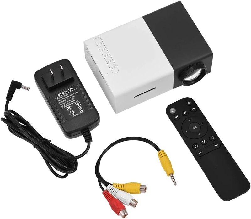 MINI PROYECTOR LED PORTATIL HDMI VGA USB SD CINE EN CASA - 7