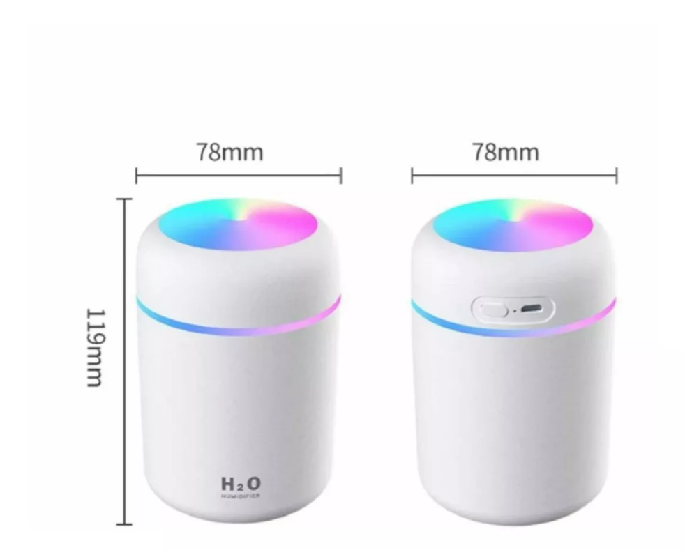 HUMIDIFICADOR DIFUSOR 27OZ DE AIRE LUZ LED RGB USB ULTRASONICO - 3