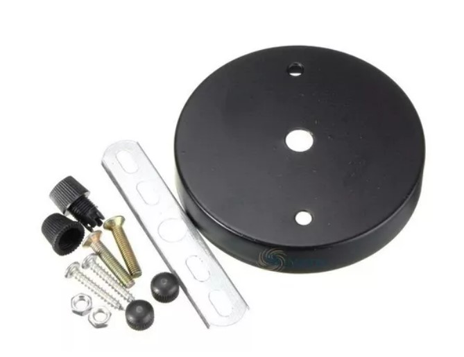KIT SOQUETE VINTAGE RETRO E27 CABLE AJUSTABLE PORTA LÁMPARA - 3