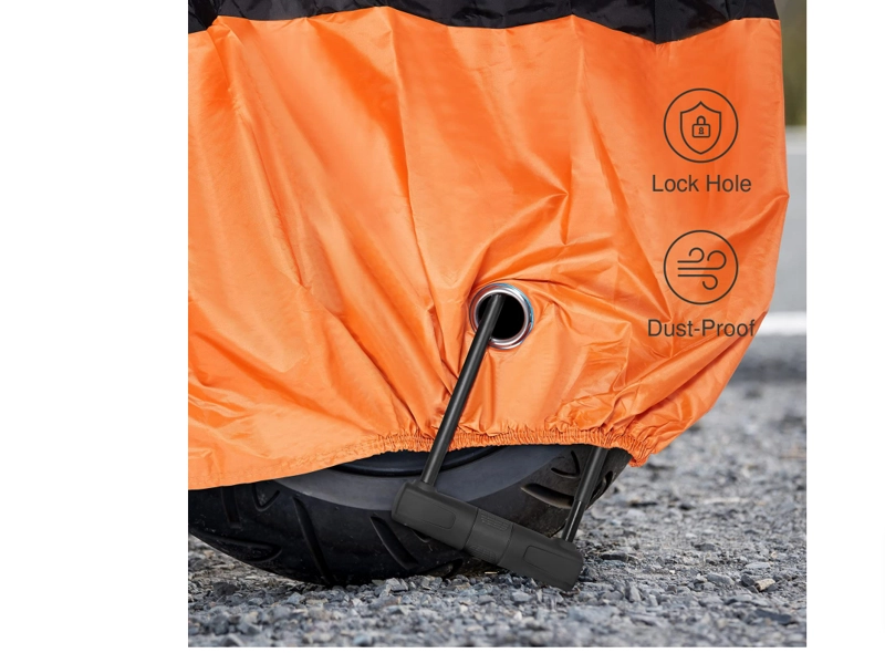 CARPA CUBRE MOTO IMPERMEABLE FUNDA PROTECTOR IMPERMEABLE UV TALLA XL - 3