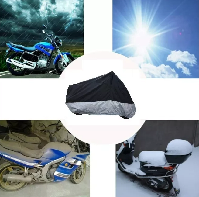 CARPA CUBRE MOTO IMPERMEABLE FUNDA PROTECTOR IMPERMEABLE UV TALLA XL - 4