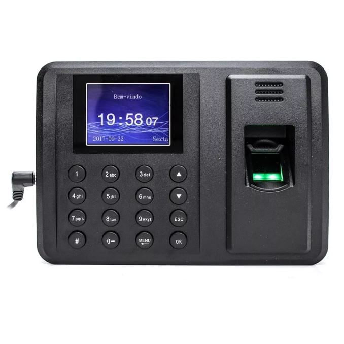 RELOJ CONTROL ASISTENCIA BIOMÉTRICO HUELLA ACCESO - 1