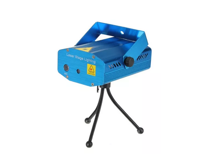 PROYECTOR PUNTOS LASER FIGURAS FIESTAS RITMICO - 1