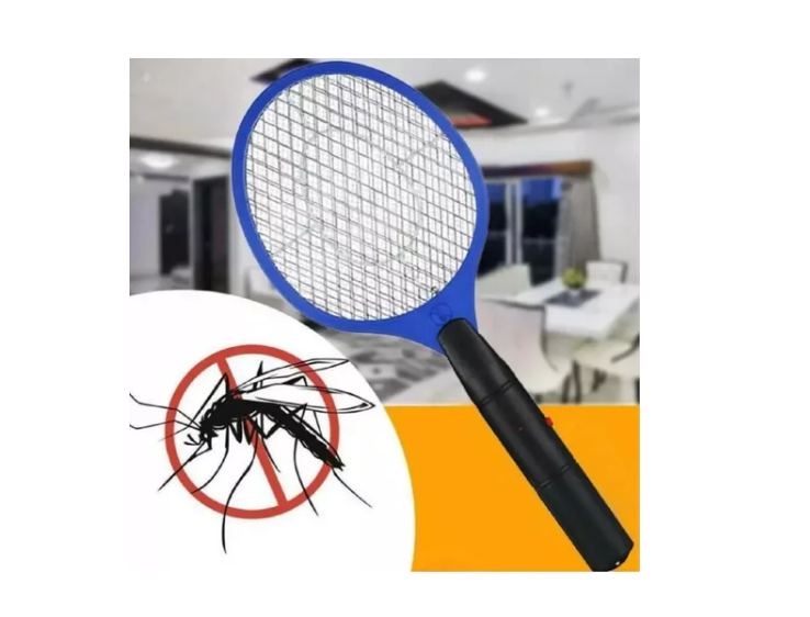 MATA MOSCA RAQUETA ELECTRICA RECARGABLE INSECTOS MOSQUITOS - 3