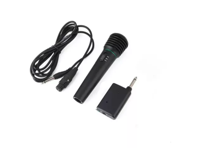 GENÉRICO MICROFONO INALAMBRICO ALAMBRICO TRNASMISOR RECEPTOR PRO