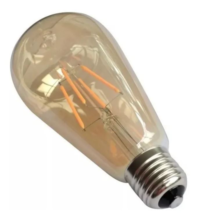 AMPOLLETA LED VINTAGE RETRO 4W E27 LUZ CALIDA FILAMENTO - 2