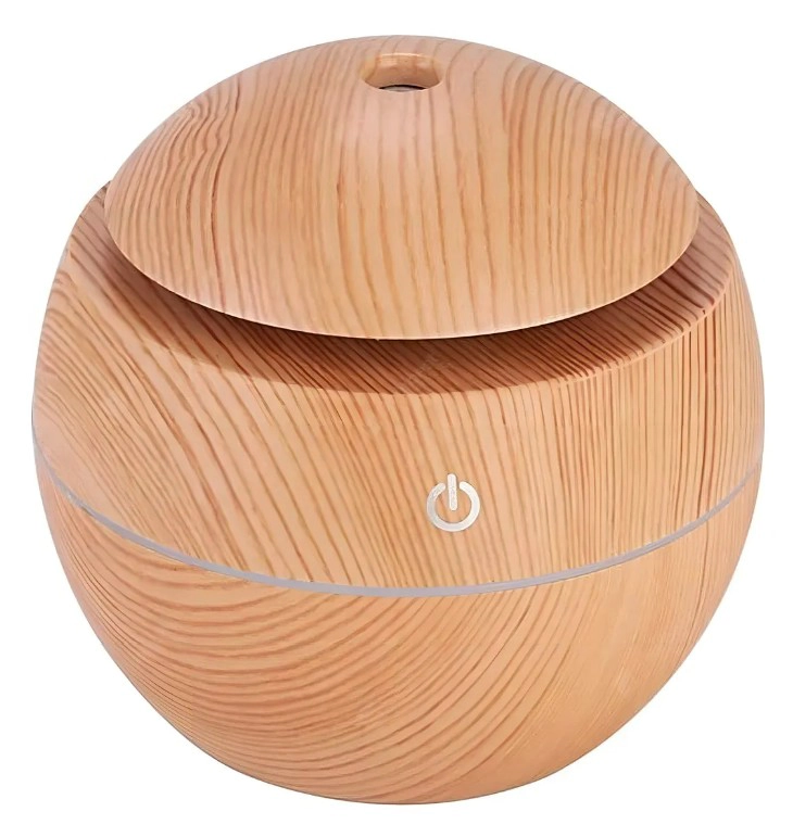 HUMIDIFICADOR AROMATERAPIA 200ML USB LED 7 COLORES DIFUSOR. - 1