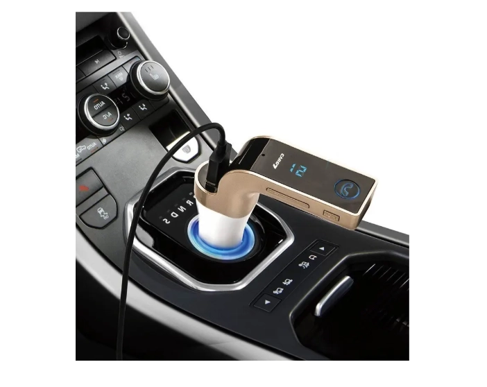 RECEPTOR BLUETOOTH AUTOS TRANSMISOR CAR G7. CARGA USB - 2
