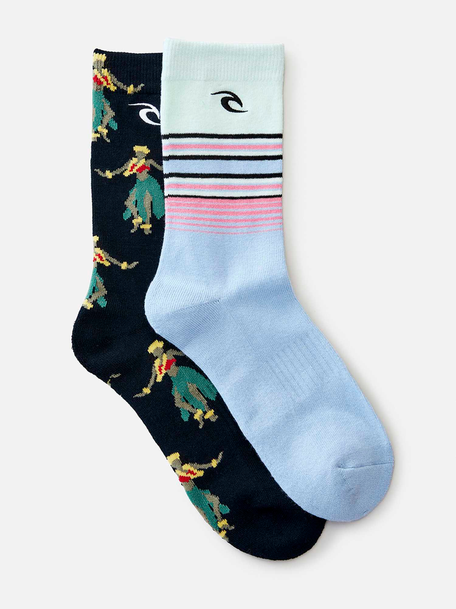CALCETINES HOMBRE RIP CURL ART CREW VERDE - 1