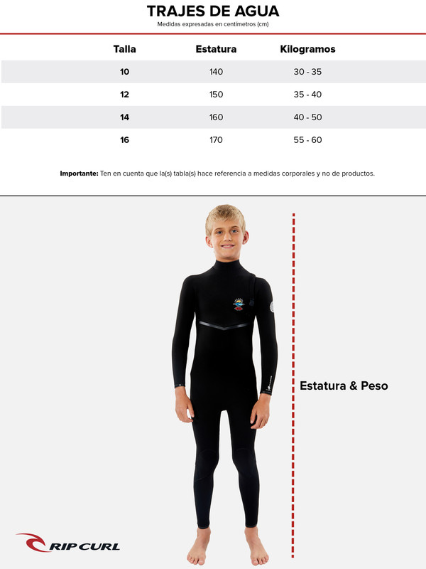 TRAJE AGUA REGULAR FIT NIÑA RIP CURL MULTICOLOR 6HB306-WT FLASHBOMB 43GB C/ZIP STMR - 4
