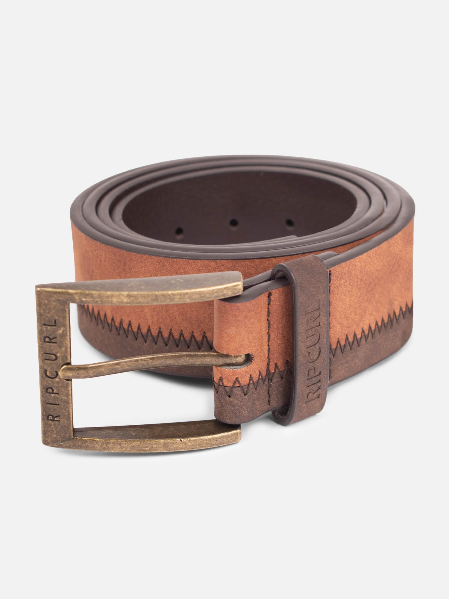 CINTURON DOUBLE STITCH CAFÉ HOMBRE RIP CURL - 1