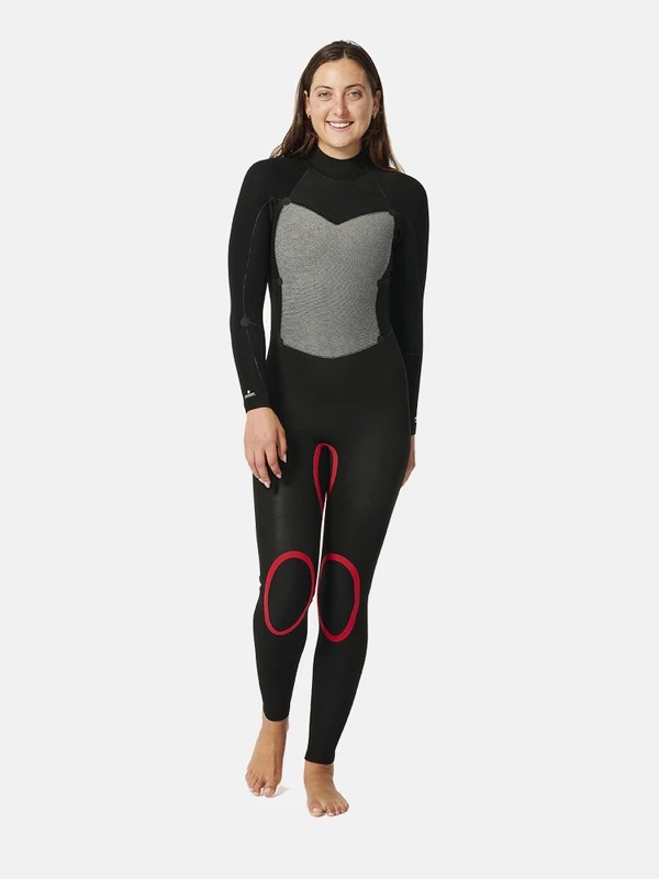 TRAJE AGUA LARGO REGULAR UNISEX RIP CURL NEGRO SPIYTE INFANTIL 6HB286-WT - 4