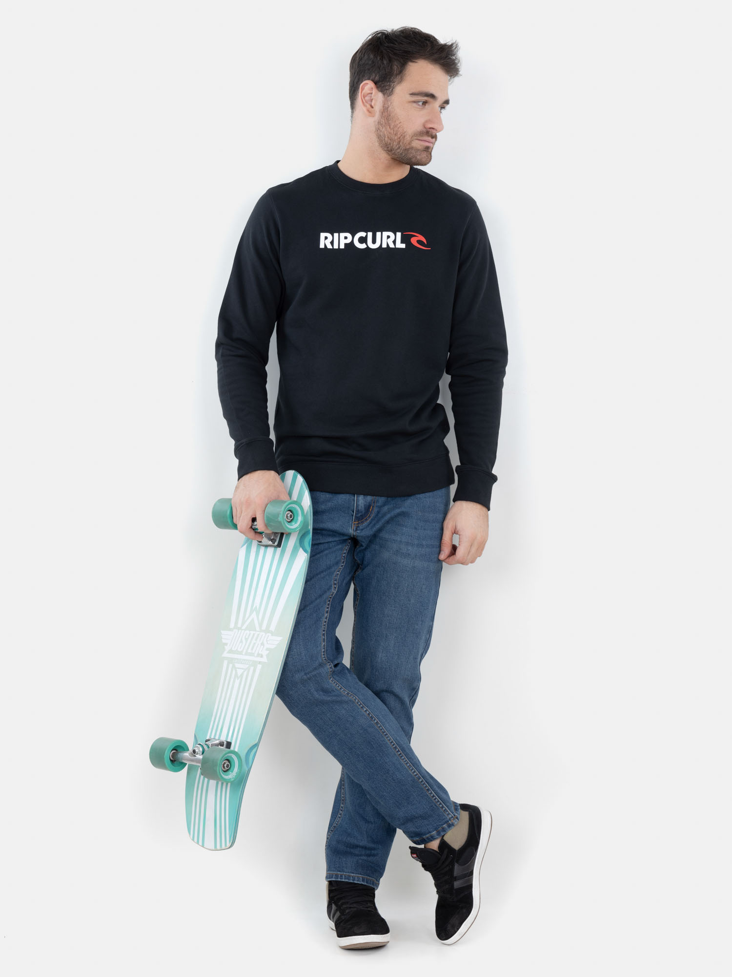 Marketplac Rip Razor Ripley - POLERON CR DARINE NEGRO HOMBRE RIP CURL