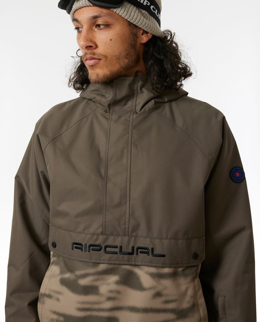 PARKA SNOW ANTI SERIES 10K JKT-ROCK CAFÉ HOMBRE RIP CURL - 1