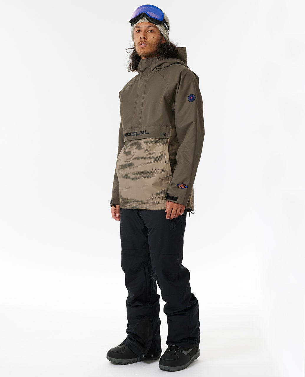 PARKA SNOW ANTI SERIES 10K JKT-ROCK CAFÉ HOMBRE RIP CURL - 2