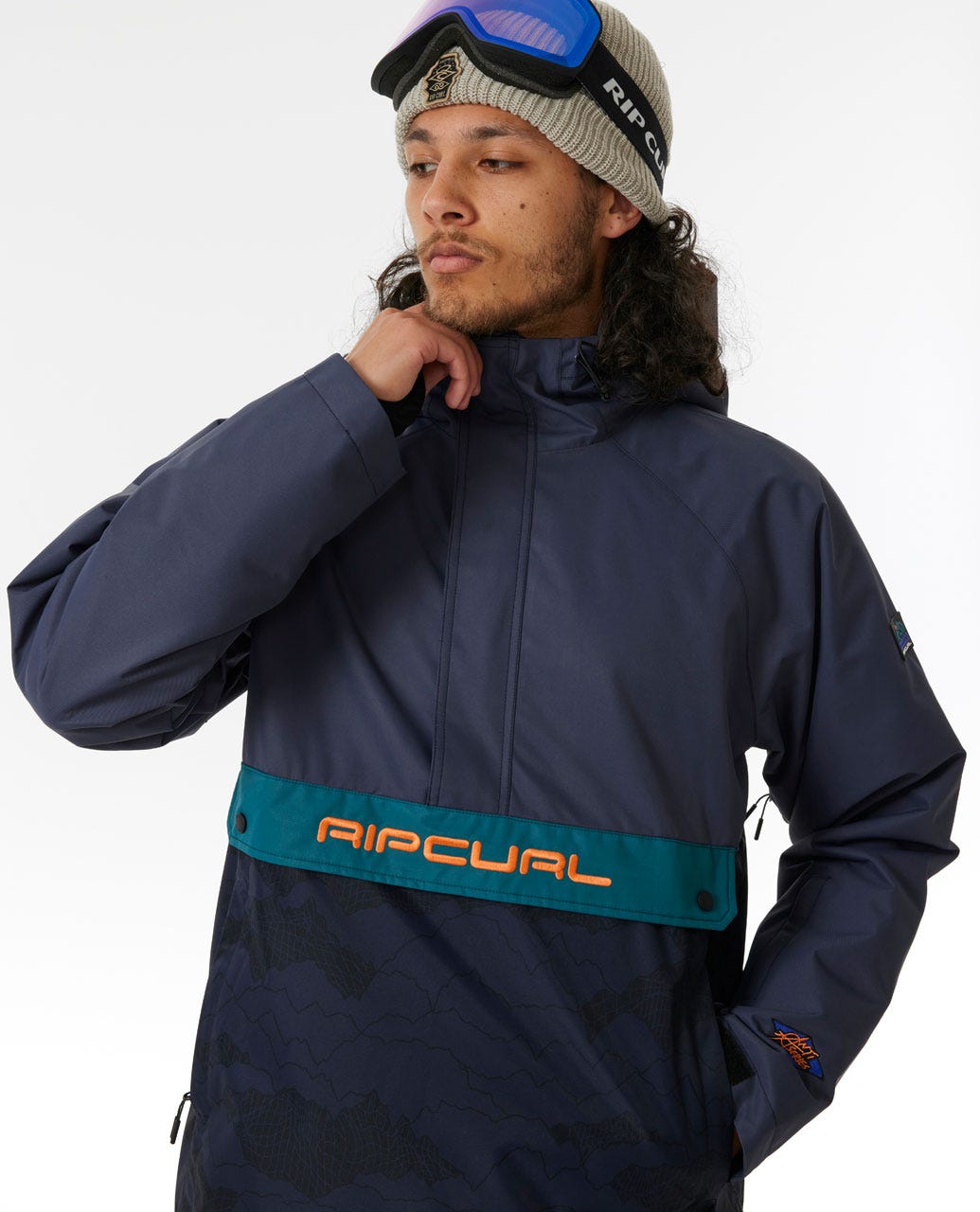 PARKA SNOW ANTI SERIES PRIMAL 10K MORADO HOMBRE RIP CURL - 1