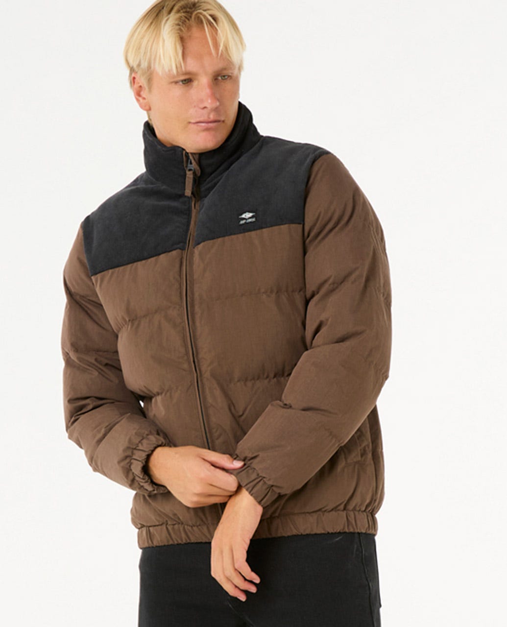PARKA FADE OUT CORD PUFFER JACKET CAFÉ HOMBRE RIP CURL - 1