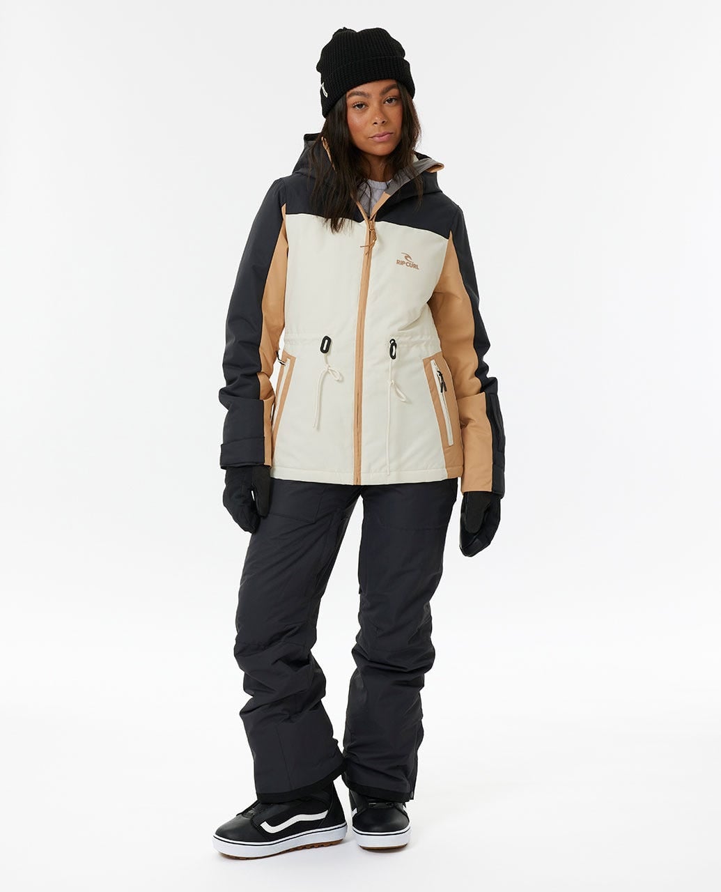 PARKA SNOW DRIFTR BEIGE MUJER RIP CURL - 1
