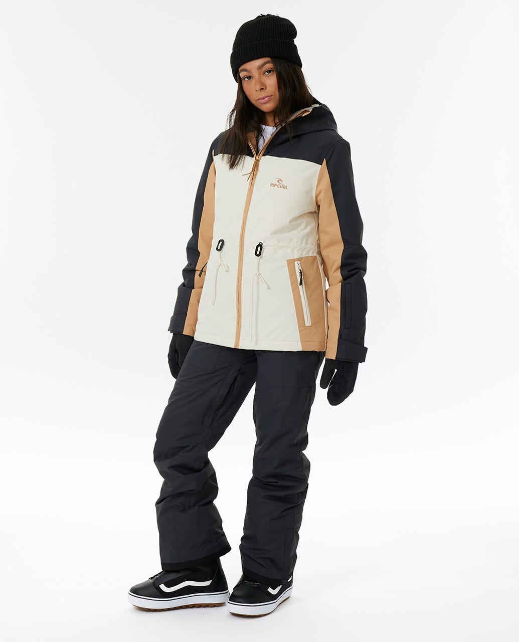 PARKA SNOW DRIFTR BEIGE MUJER RIP CURL - 2