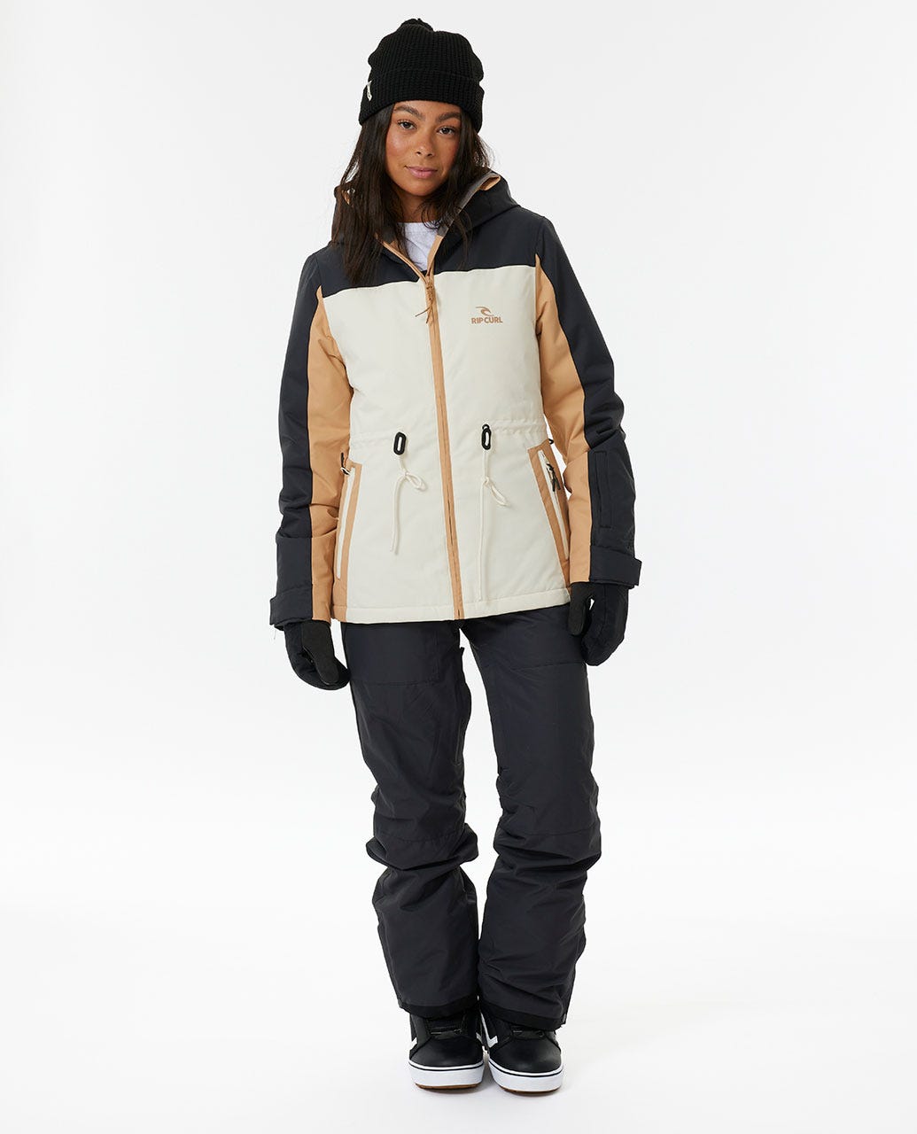 PARKA SNOW DRIFTR BEIGE MUJER RIP CURL - 4