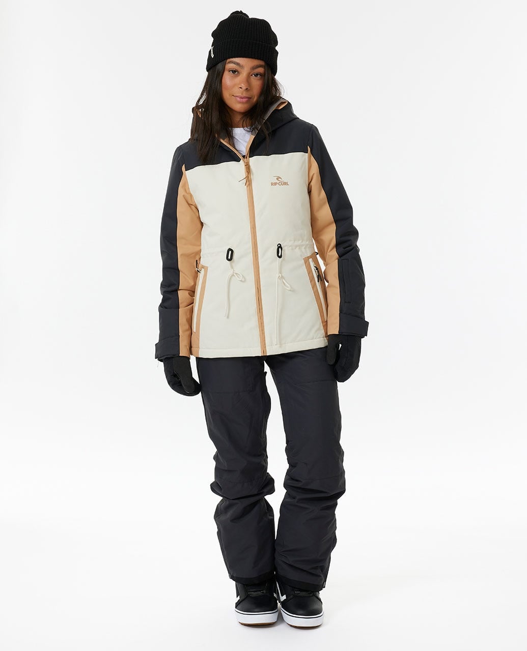 PARKA SNOW DRIFTR BEIGE MUJER RIP CURL - 4