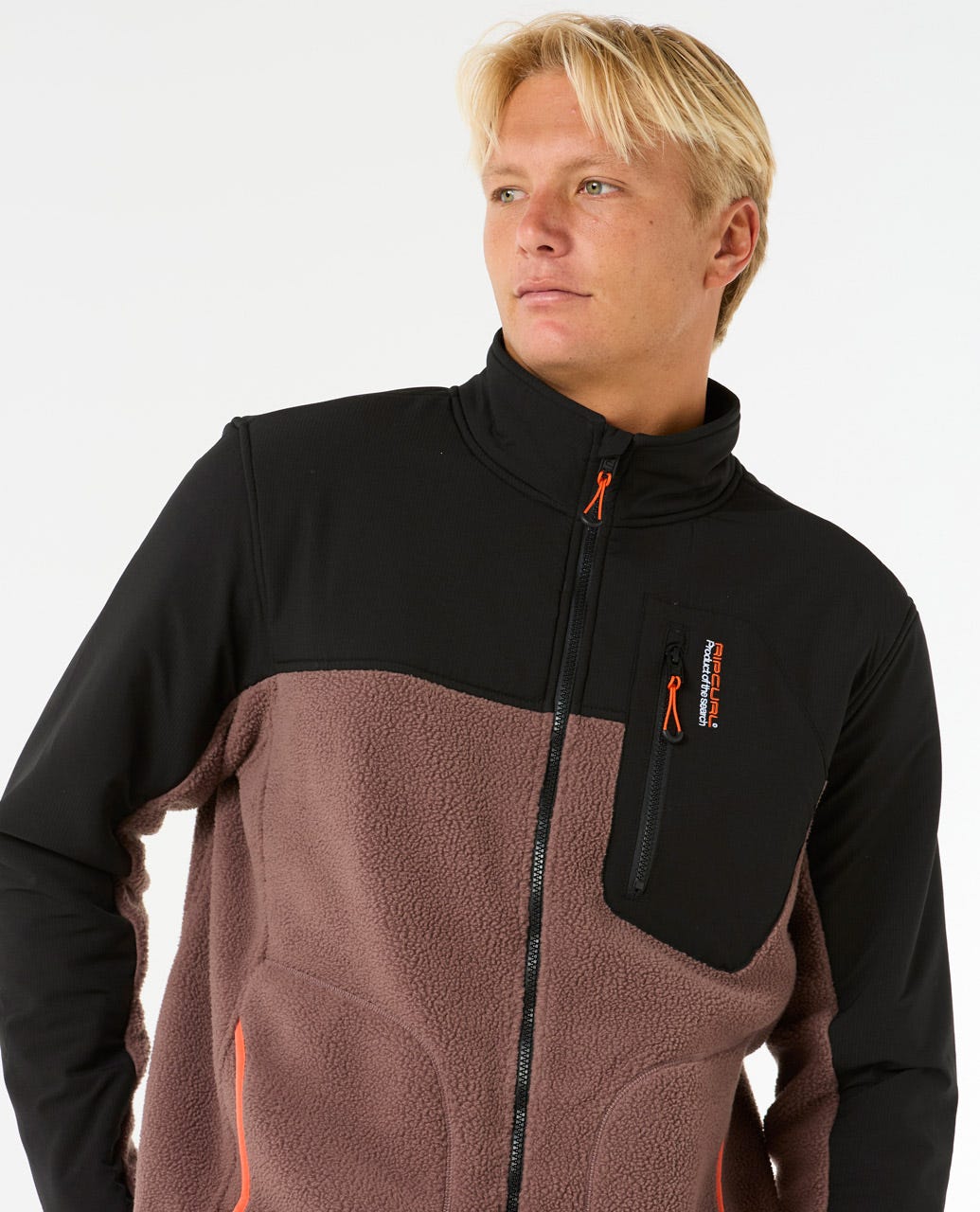 POLERON MICROPOLAR RUSHER MULTICOLOR HOMBRE RIP CURL - 1