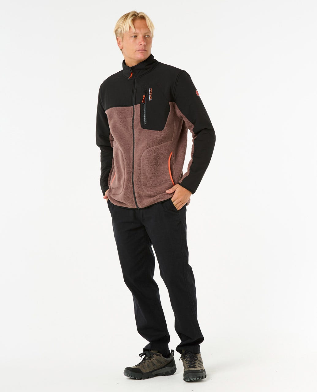 POLERON MICROPOLAR RUSHER MULTICOLOR HOMBRE RIP CURL - 4