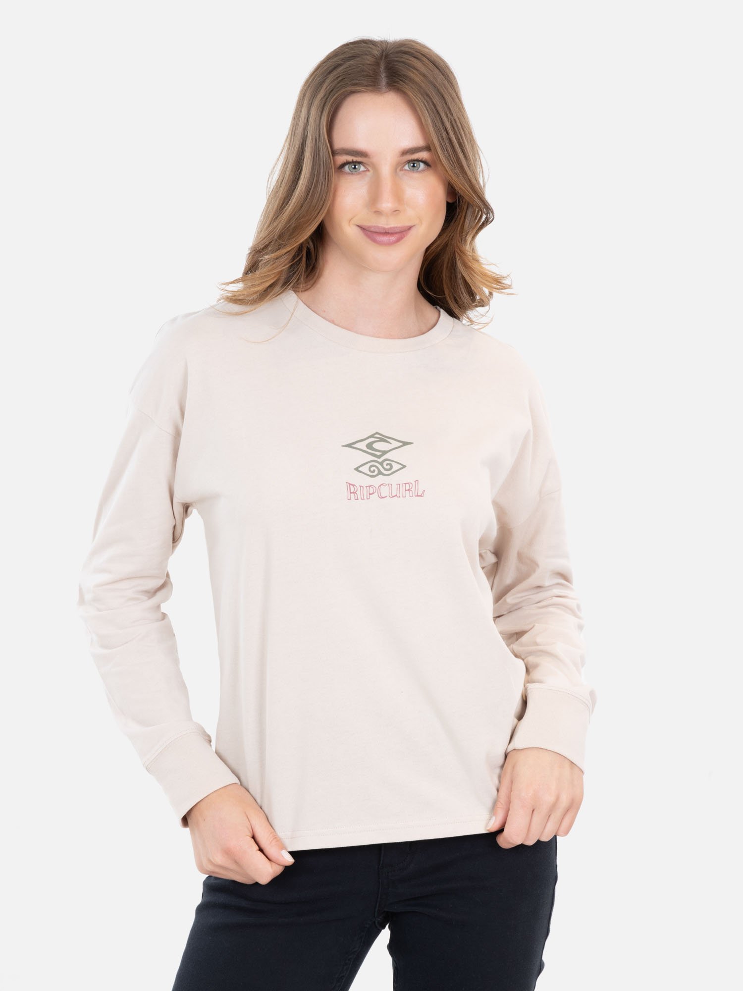 POLERA ML LALA BEIGE MUJER RIP CURL - 1