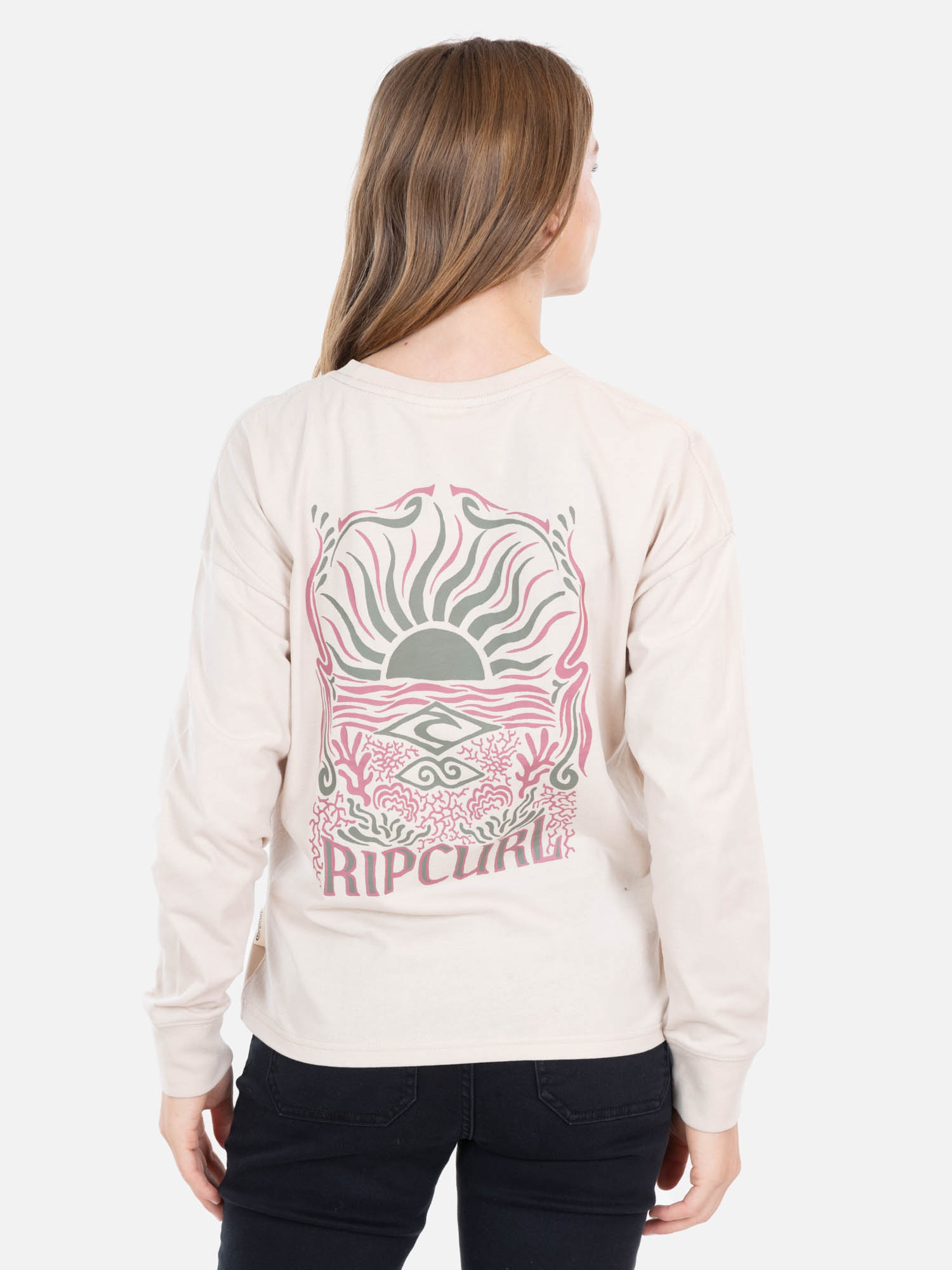 POLERA ML LALA BEIGE MUJER RIP CURL - 2