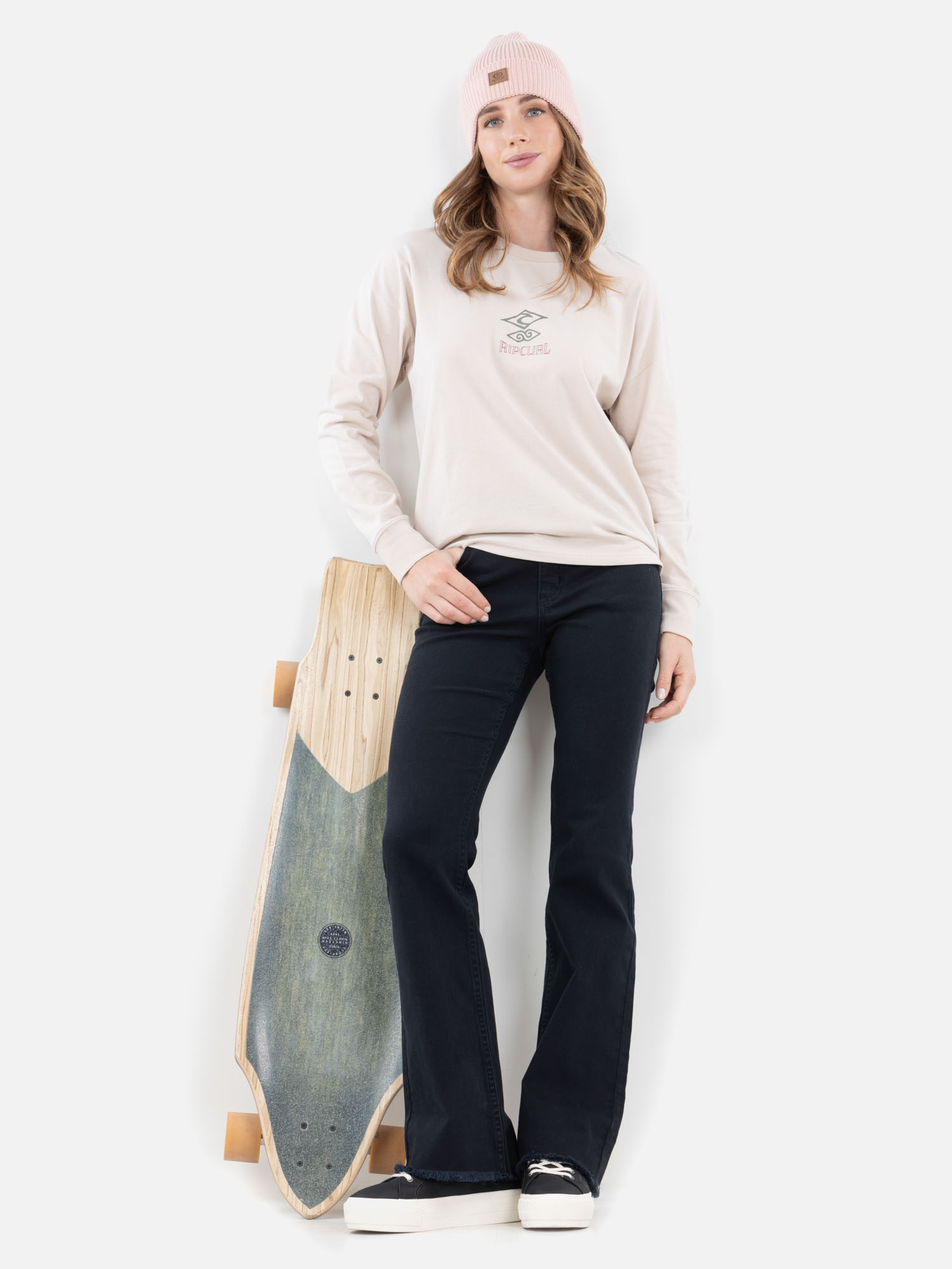 POLERA ML LALA BEIGE MUJER RIP CURL - 4