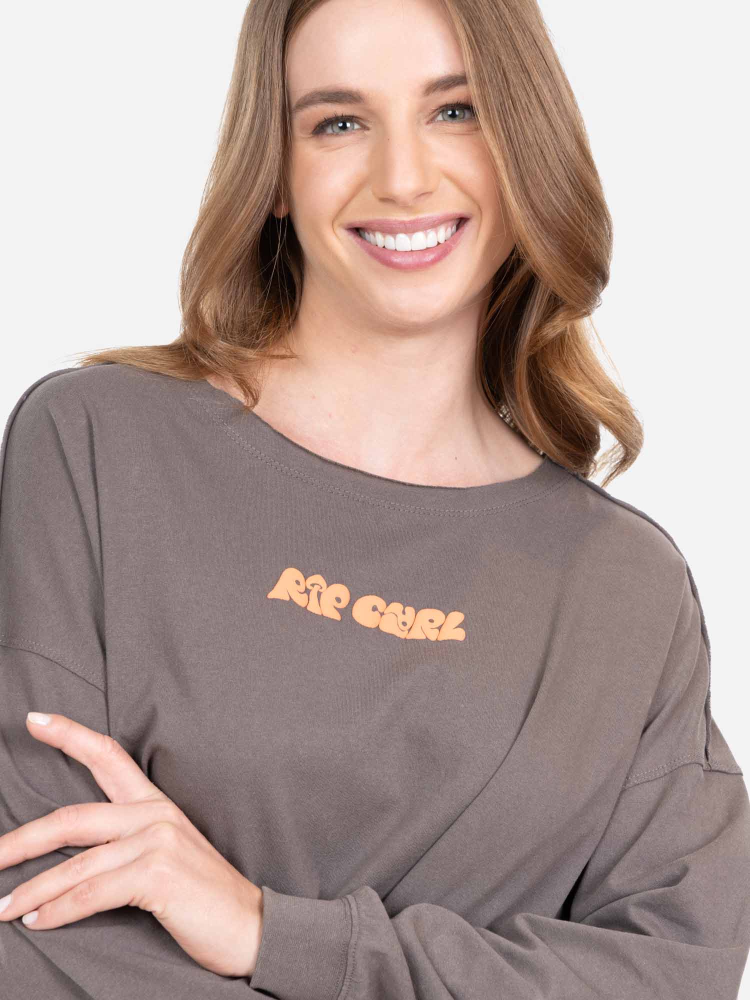 POLERA ML LOÁ CAFÉ MUJER RIP CURL - 3