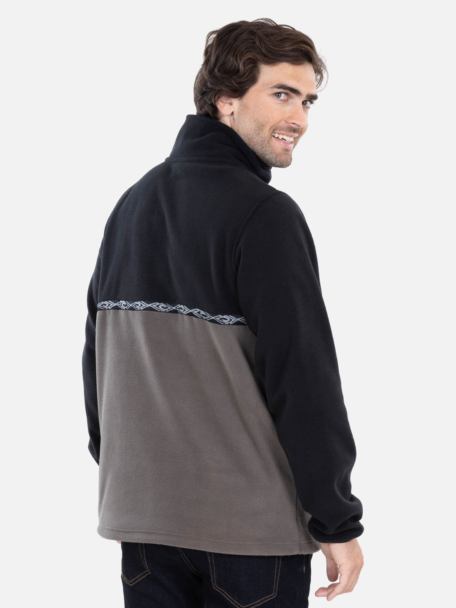 POLERON MICROPOLAR KAHI RC NEGRO HOMBRE RIP CURL - 2