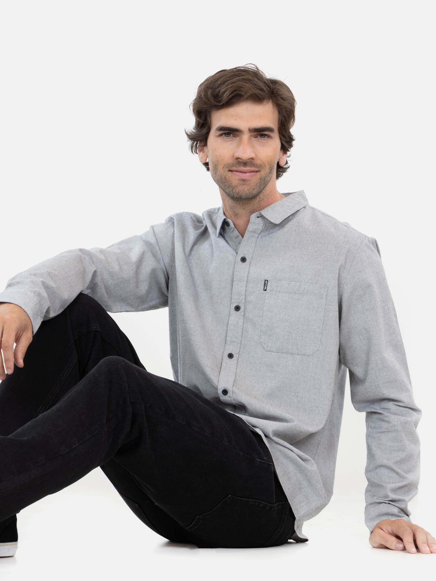 CAMISA SPLASH GRIS HOMBRE RIP CURL - 4
