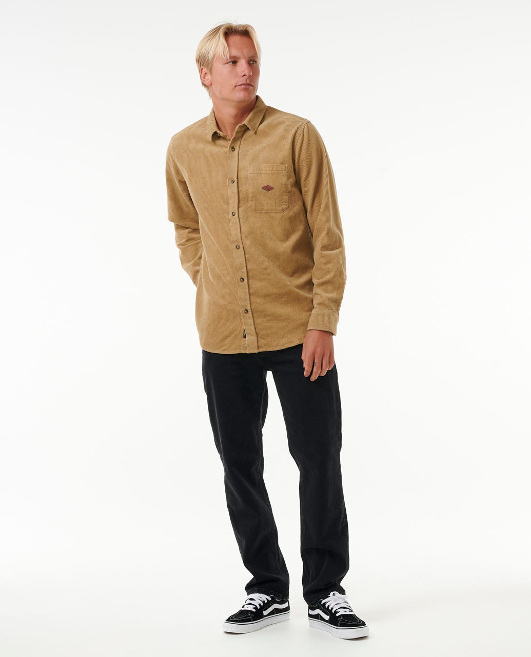 CAMISA FLOW KHAKI HOMBRE RIP CURL - 4