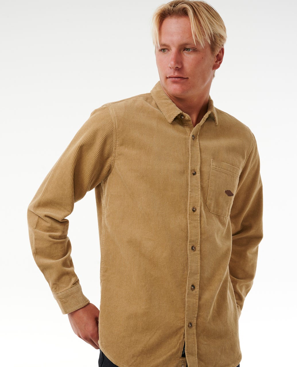 CAMISA FLOW KHAKI HOMBRE RIP CURL - 6