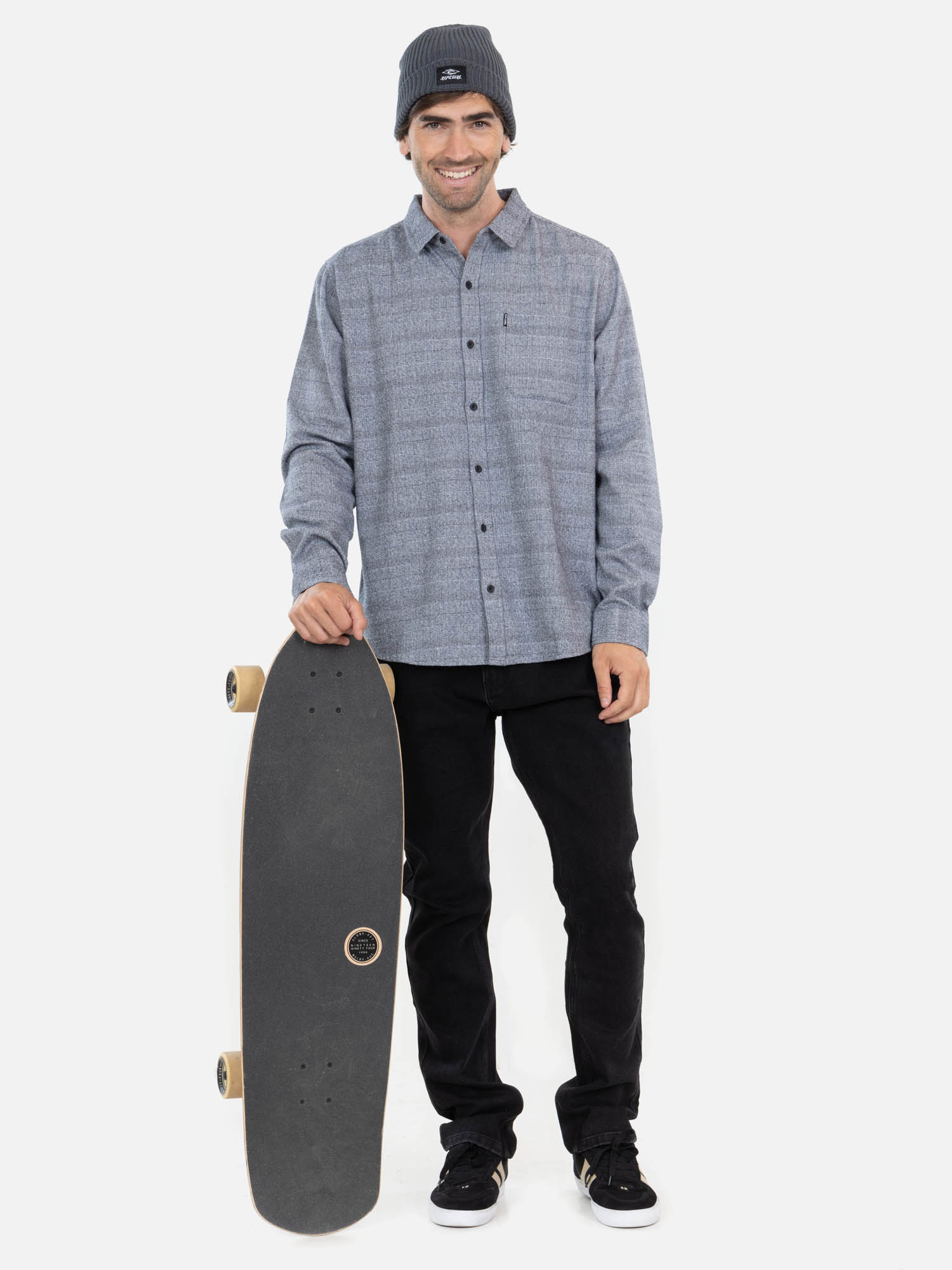 CAMISA OCEAN GRIS HOMBRE RIP CURL - 4