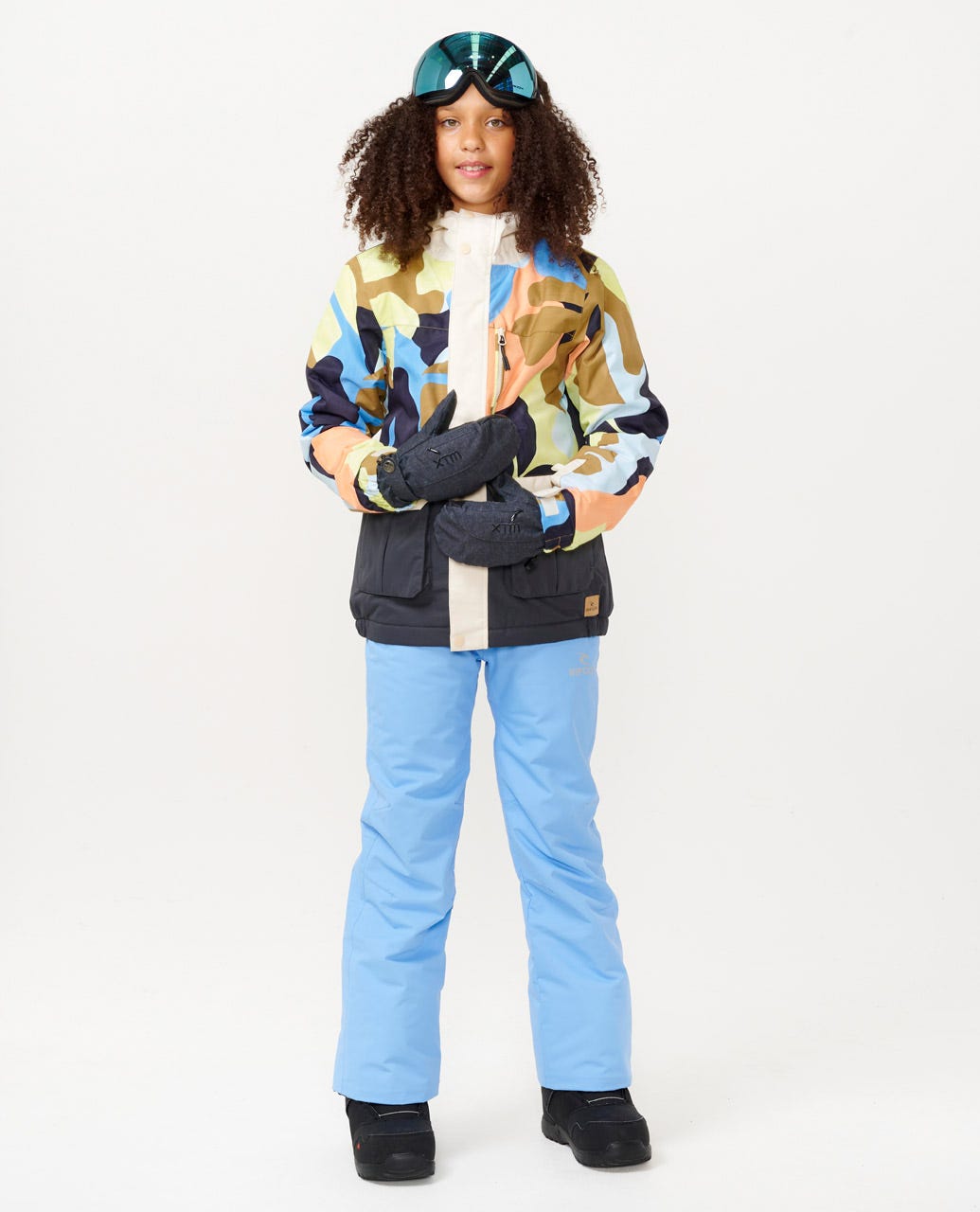 PARKA SNOW ANTI SERIES 10K MULTICOLOR INFANTIL RIP CURL - 1
