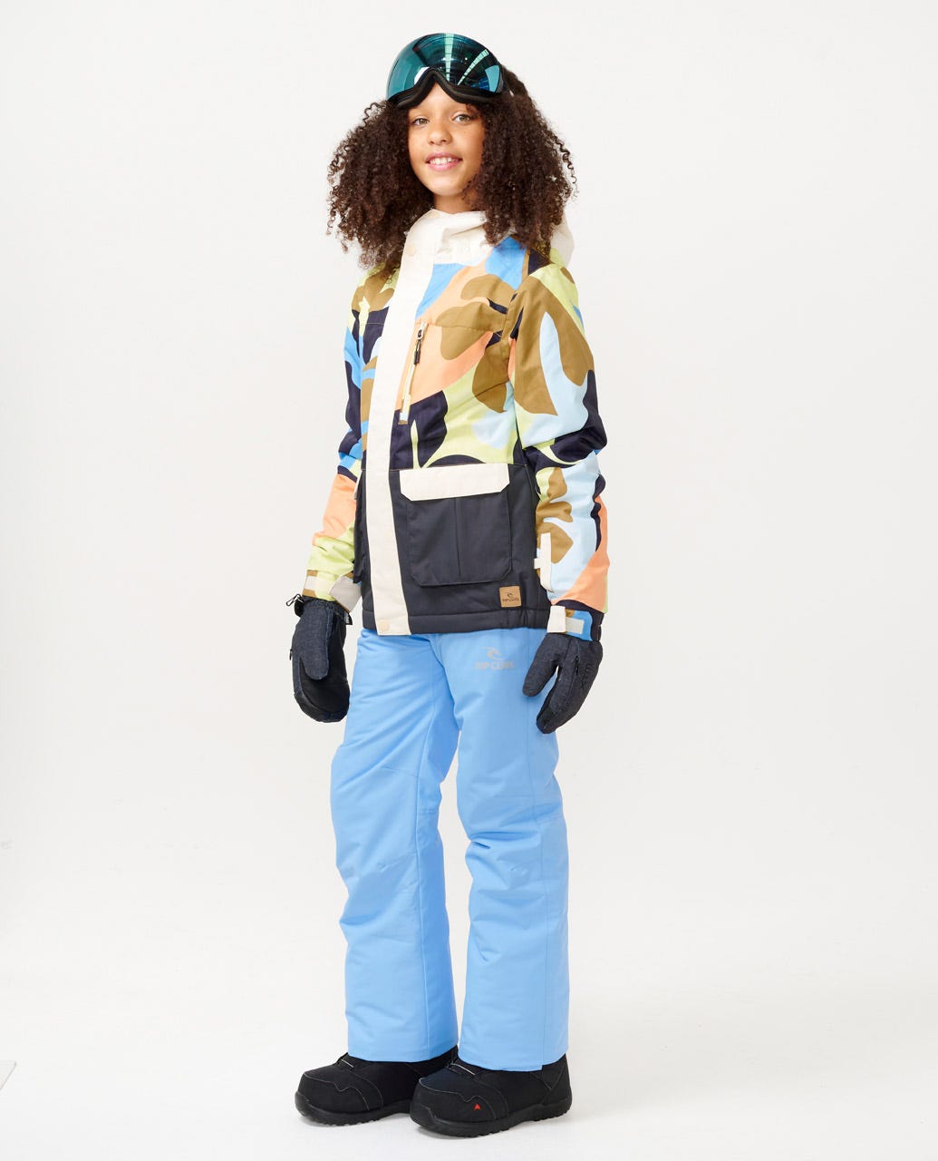 PARKA SNOW ANTI SERIES 10K MULTICOLOR INFANTIL RIP CURL - 2