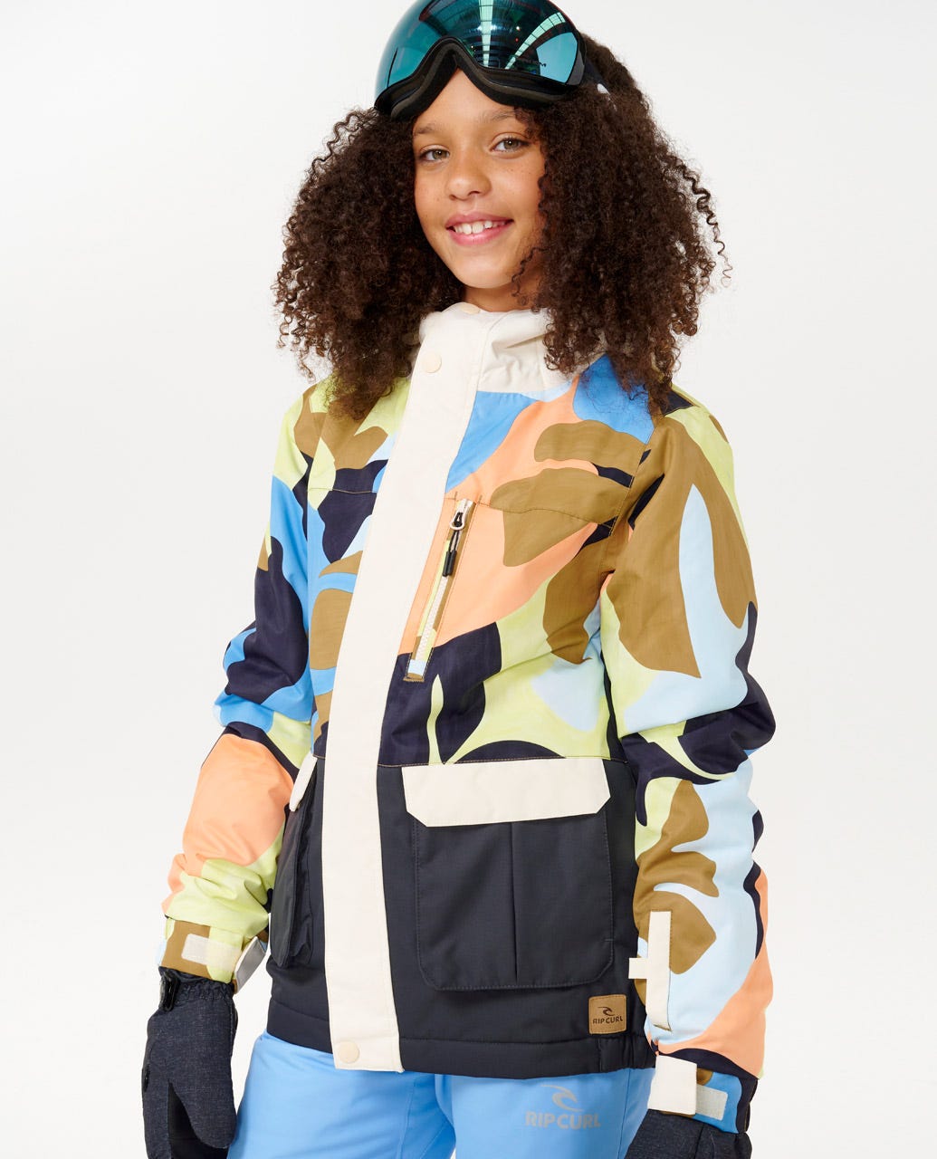 PARKA SNOW ANTI SERIES 10K MULTICOLOR INFANTIL RIP CURL - 5