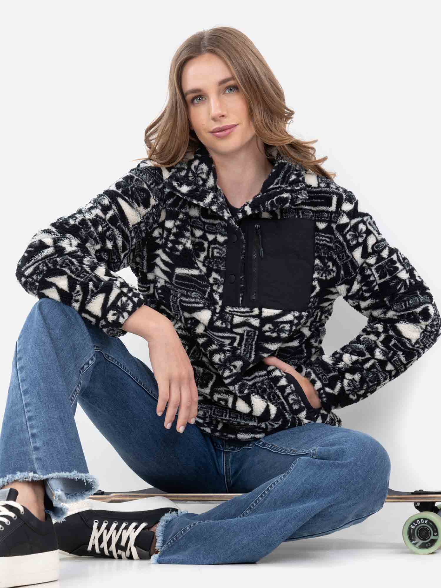 POLERON CHIPORRO ICEFUR MULTICOLOR MUJER RIP CURL - 4