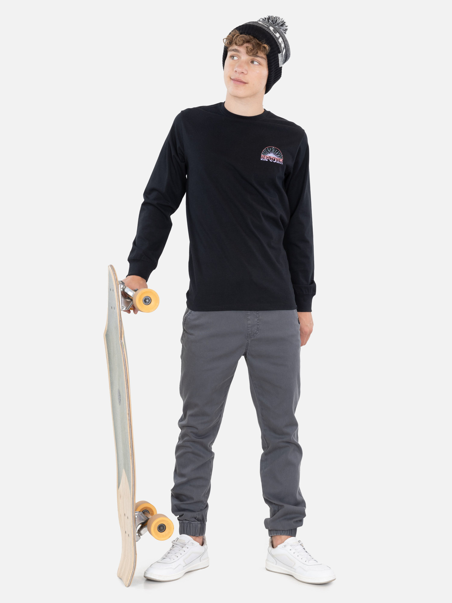 PANTALON JOGGER SURFER GRIS HOMBRE RIP CURL - 4